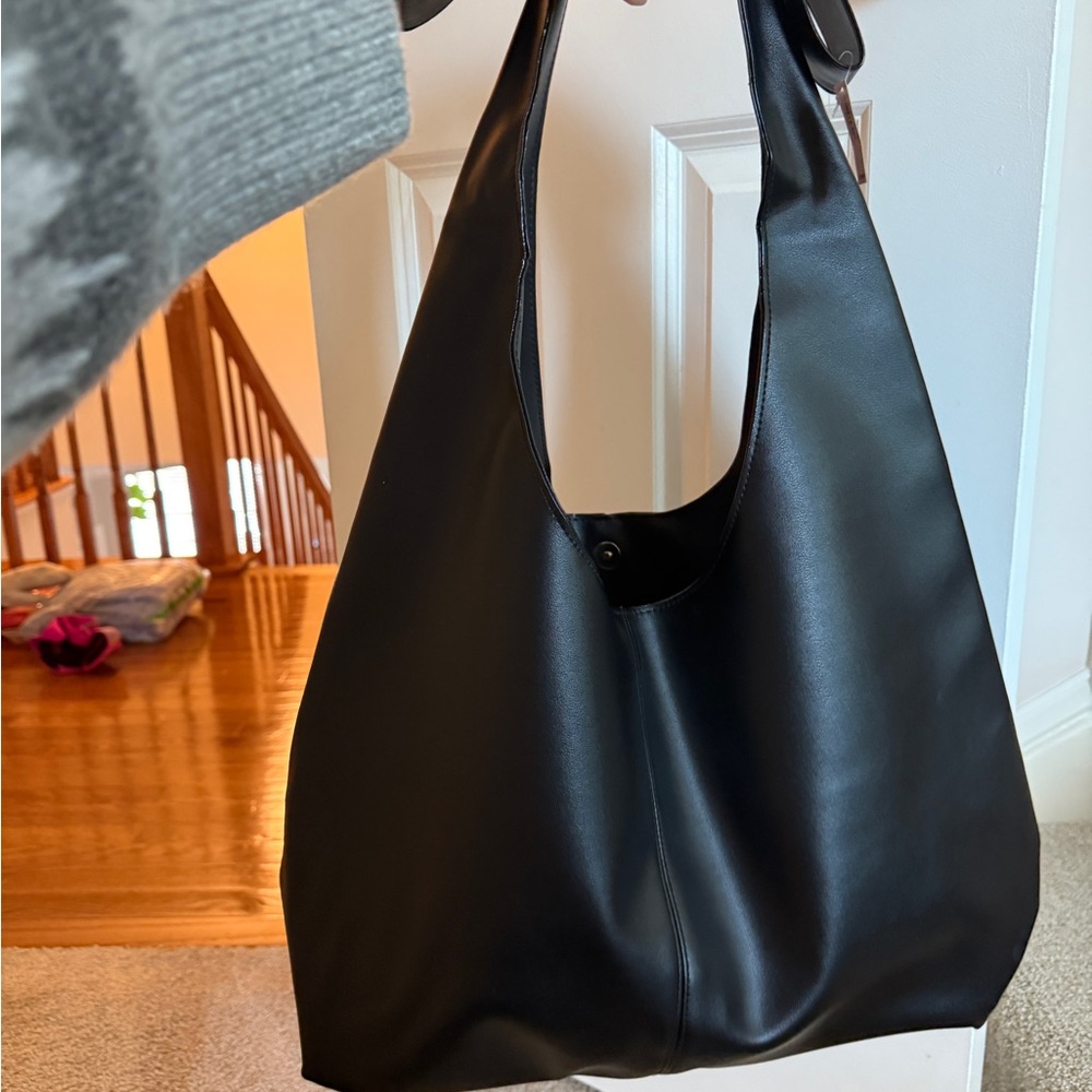 Victoria's Secret Black Hobo Bag